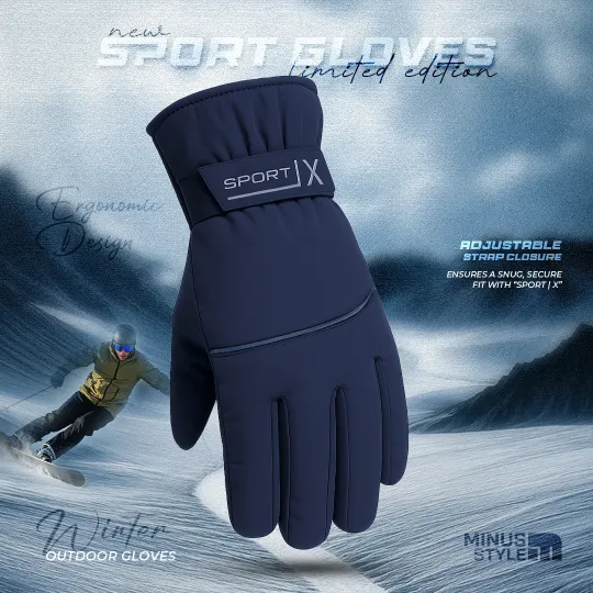 China Hand Gloves - Blue